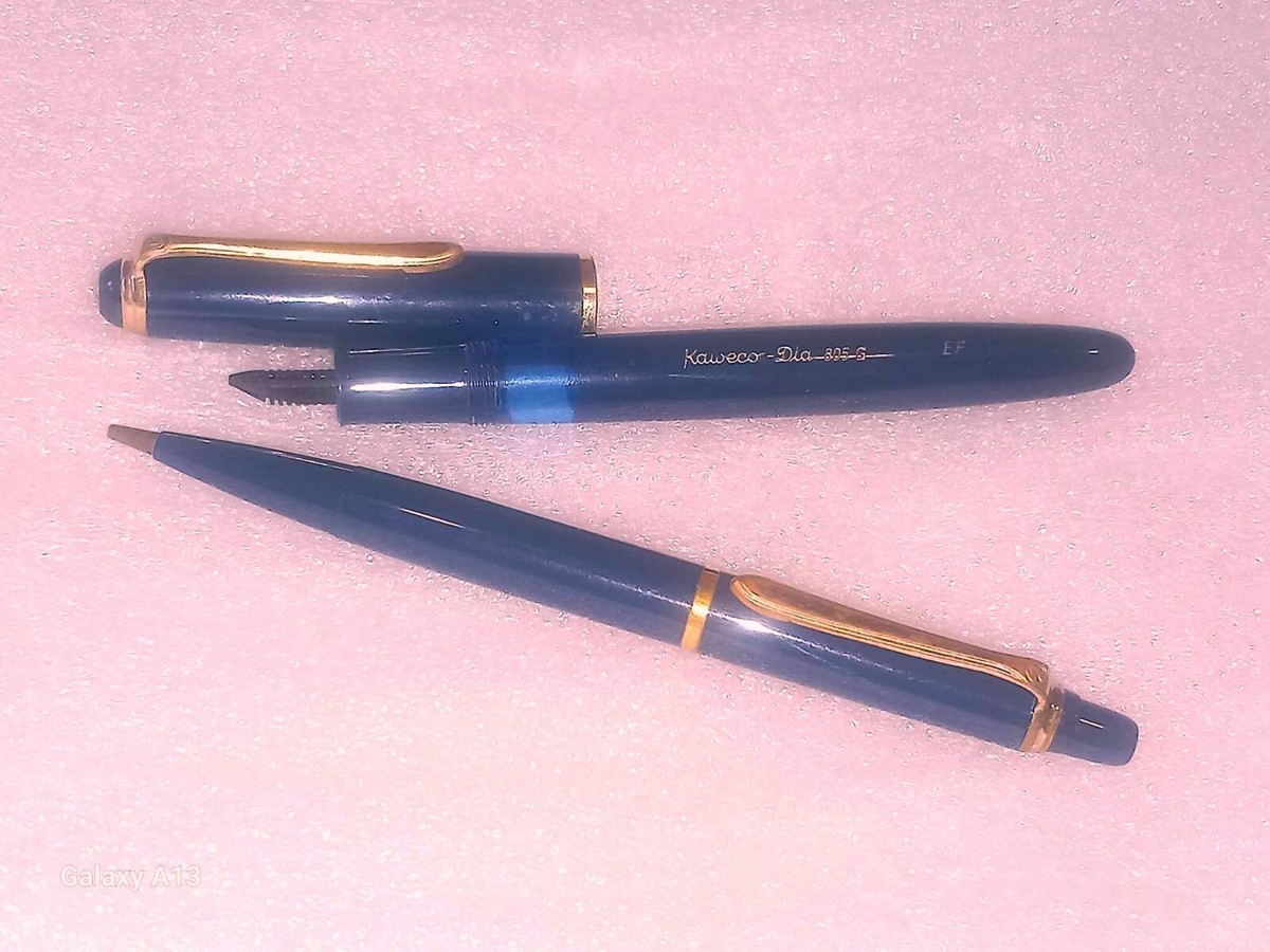 vintage fountain pen KAWECO DIA 805G mechanicall pencil DIA 128
