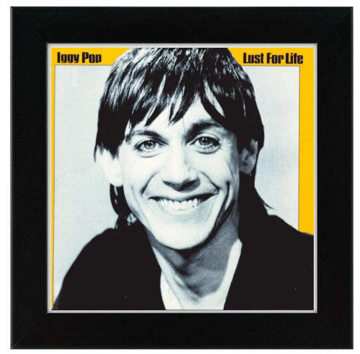 Iggy Pop Lust For Life 1977 Album Cover Poster Giclée Artwork Singer Art 8  x 8'' | eBay