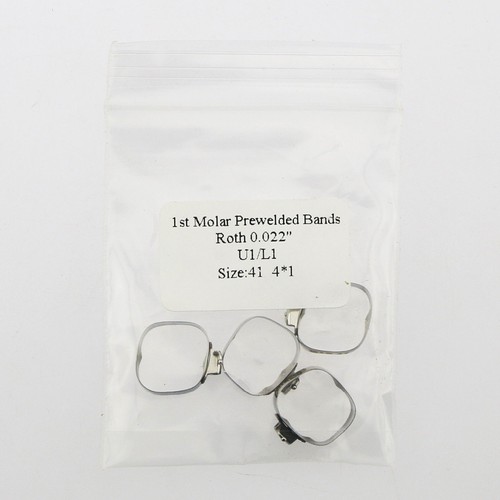 Dental Orthodontic Roth 022 1st Molar Buccal Tube Prewelded Bands 29-43+ Single - Picture 33 of 36