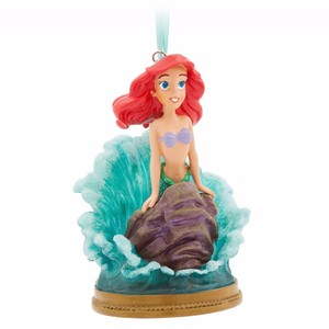 disney store the little mermaid princess ariel singing merida christmas ornaments