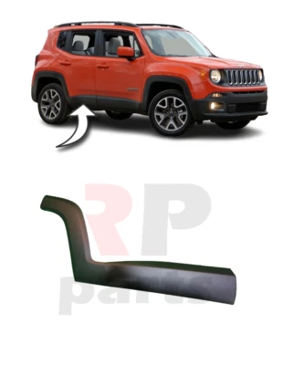 FOR JEEP RENEGADE 14-19 NEW REAR DOOD LOWER MOLDING TRIM BLACK RIGHT O/S - Image 1 of 4