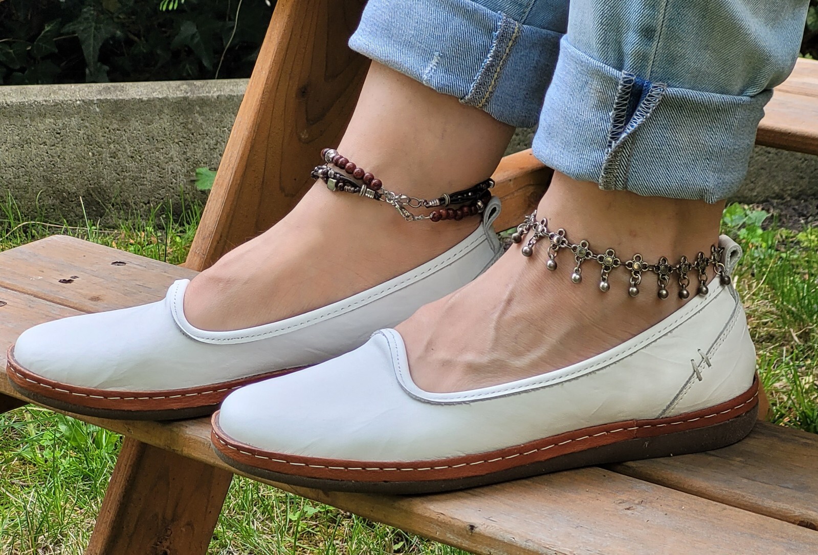 АНДРЕА КОНТИ Балерина 0027108 Вайсс Эхтледер Вехселфусбетт Дамен Шухе