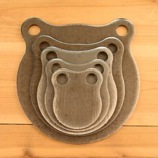 AR500 1/4" Steel Shooting Targets 3 4 5 6 8" Gong Bundle