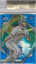 Seth Beer #13 2022 Topps Cosmic Chrome Blue Moon Refractors /99 BGS 9.5