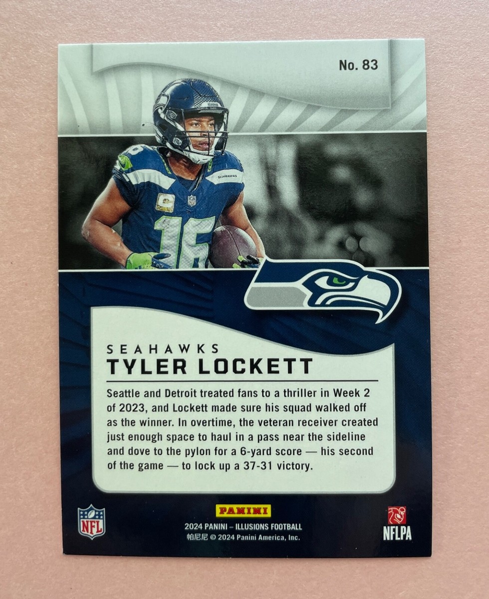 2024 Panini Illusions Football Tyler Lockett Emerald #83 Seattle