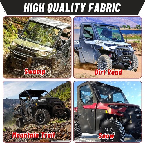 Waterproof Seat Covers for Polaris Ranger 1000/ XP 1000/Crew XP 1000 2017-2025 - Picture 5 of 11