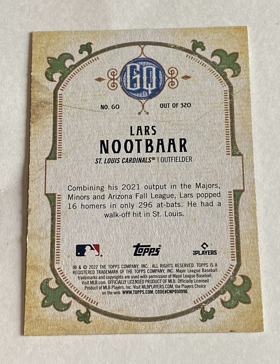 2022 Topps Gypsy Queen - Green #60 Lars Nootbaar (RC) | eBay