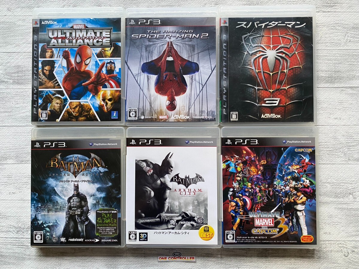 SONY PS3 Ultimate Alliance Spider-Man 2 3 & Batman & Ultimate
