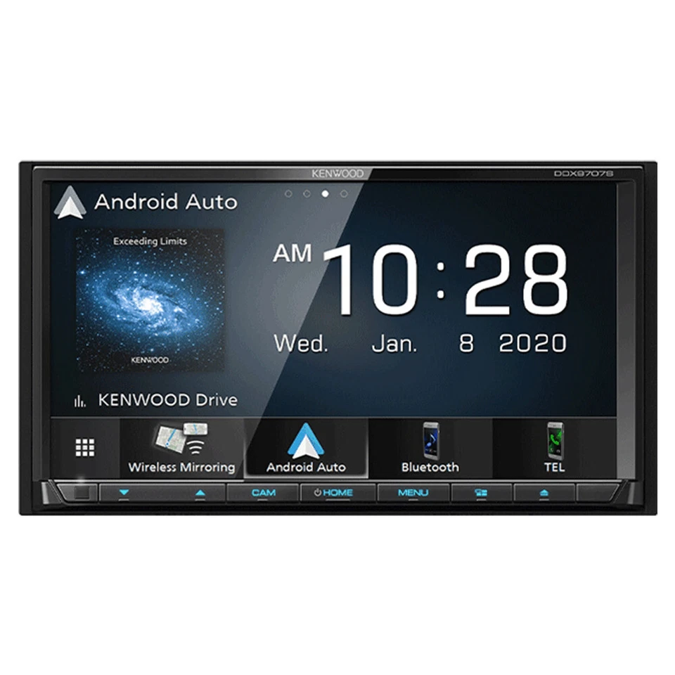 Kenwood DDX9707S 2-DIN Multimedia DVD Receiver w/ 6.95" WVGA Screen & Bluetooth - Image 2 of 4