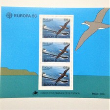 1986, Bloc/Souvenir Sheet EUROPA CEPT / PORTUGAL MADEIRA