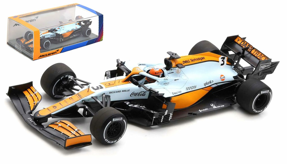 Spark S7678 McLaren MCL35M 'Retro' Monaco GP 2021 - Daniel