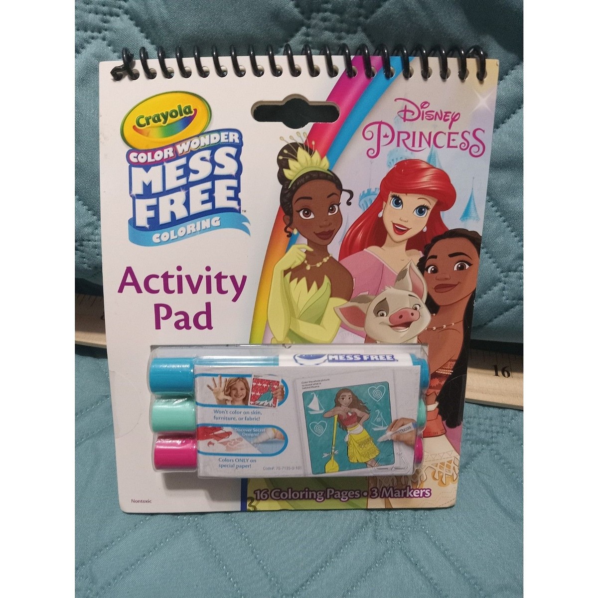 Crayola Color Wonder Disney Princess Coloring Activity Pad, Mess