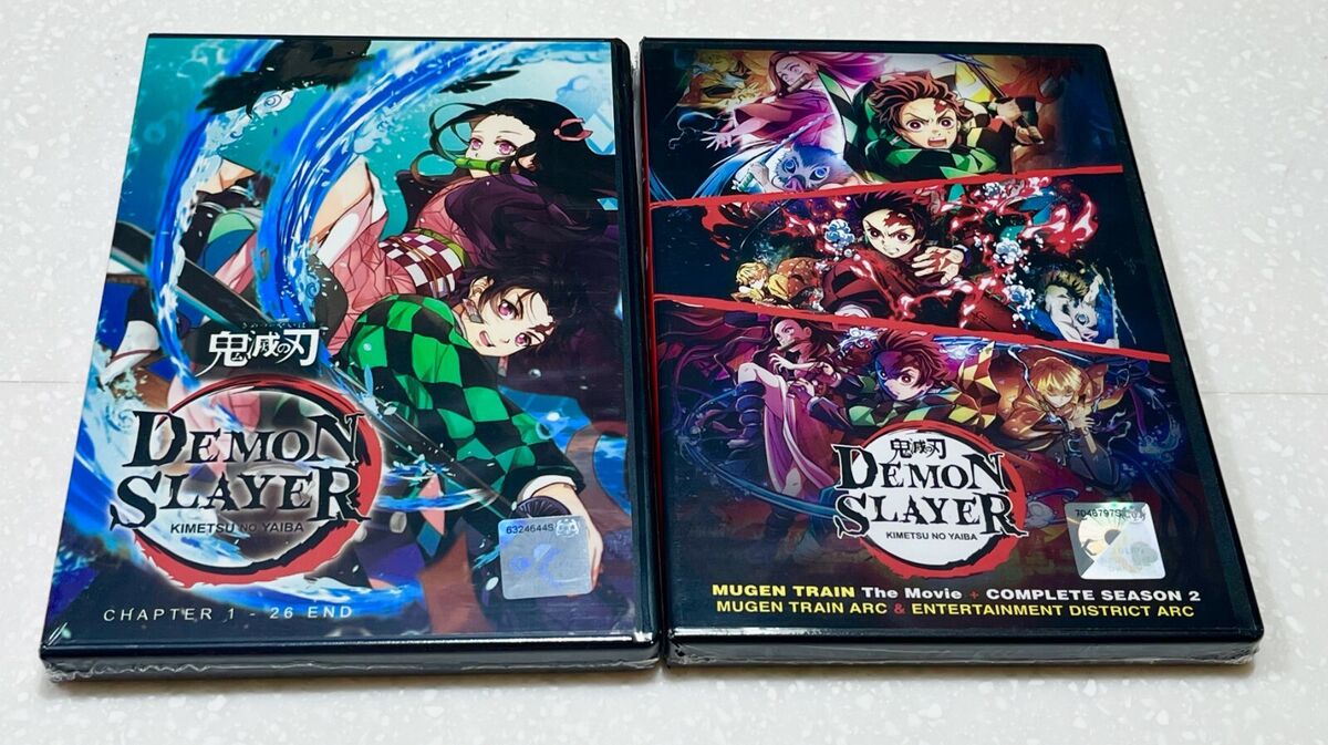 DVD Anime Demon Slayer: Kimetsu no Yaiba Complete Boxset (1-26End) ENGLISH  AUDIO