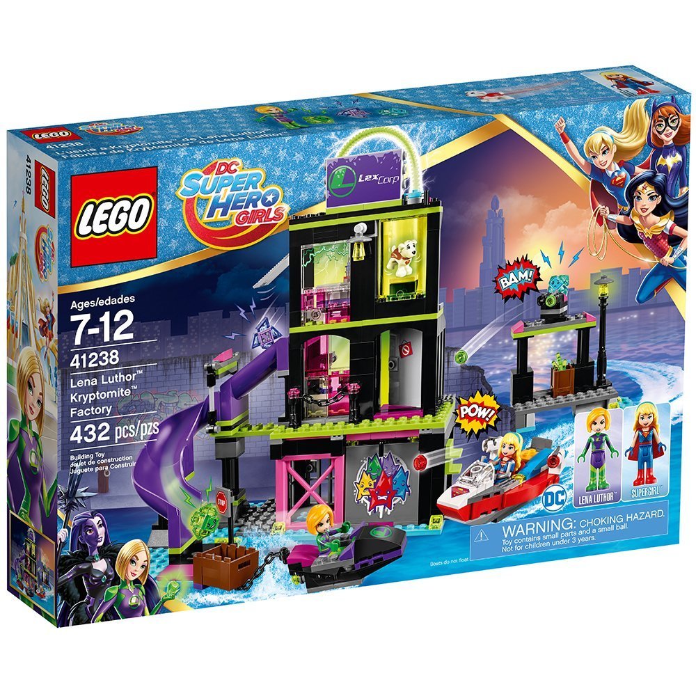 LEGO DC SUPER HERO GIRLS: LENA LUTHOR KRYPTOMITE FACTORY (41238
