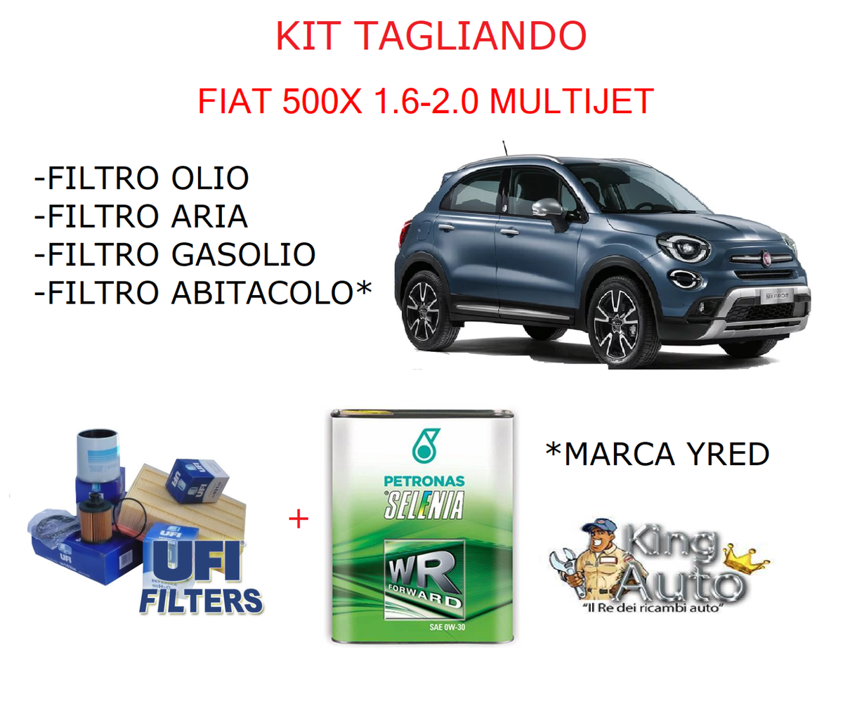 Filtri Bosch Kit Tagliando 4 Olio Selenia 5W30 - Per Motori 1.6 Multijet JTD Kit Tagliando Auto - Foto 5