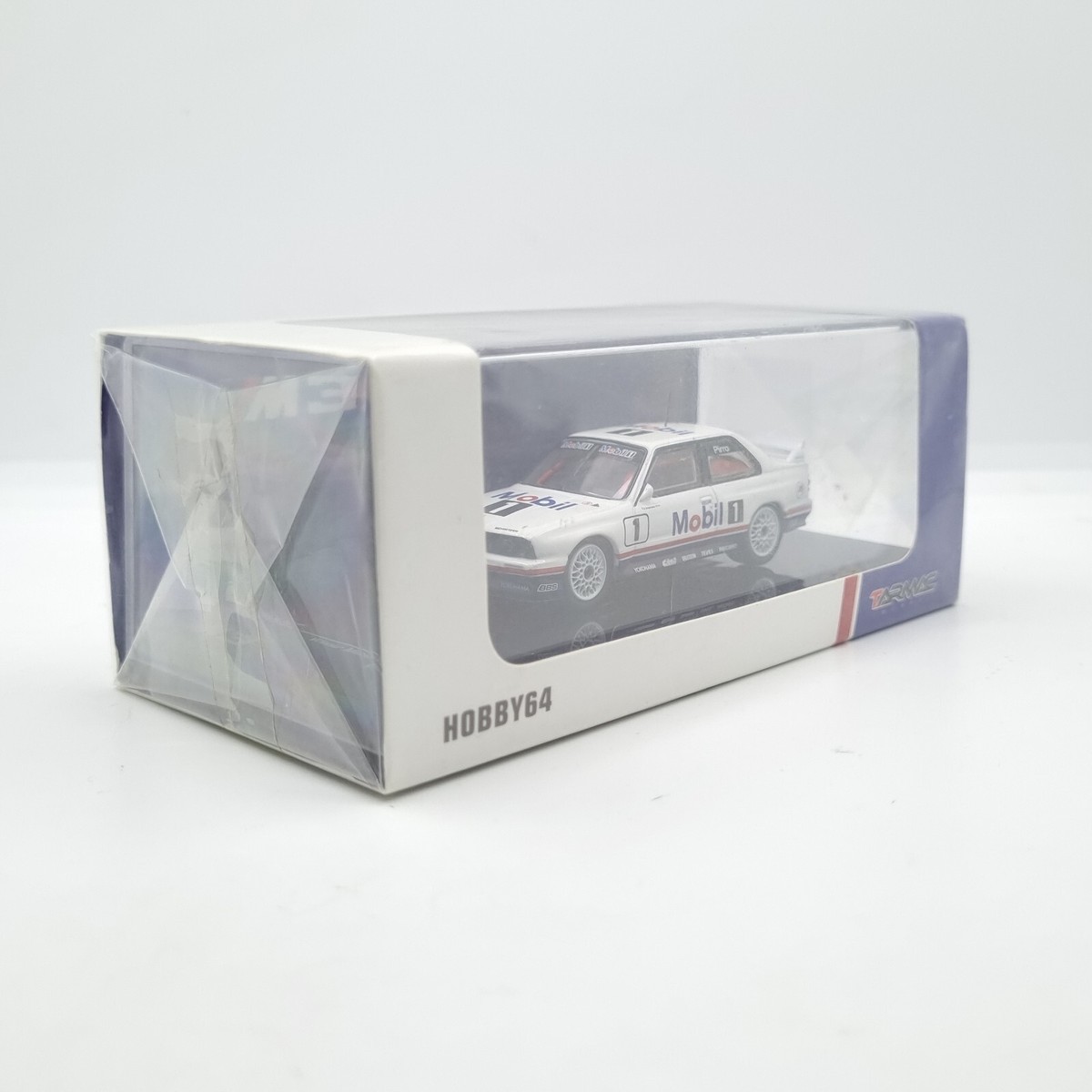 TARMAC WORKS 1992 BMW M3 E30 #1 MOBIL 1 WINNER MACAU GUIA