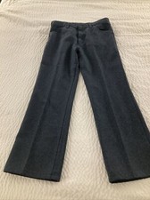 Vintage Western Wrangler Polyester Pants Mens 36 X 29 82HU Blue medium 
