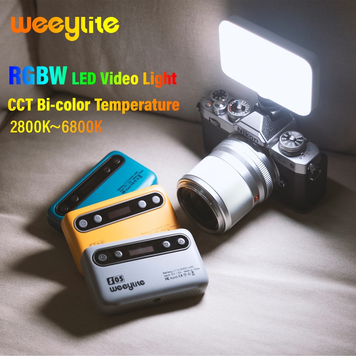 VILTROX Weeylite S05 RGB LED Video Light Mini Camera Fill Light