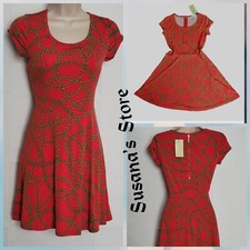 NWT MICHAEL KORS SIZE S/P CHAIN-LINK-PRINT FIT AND FLARE DRESS Gorgeous!!