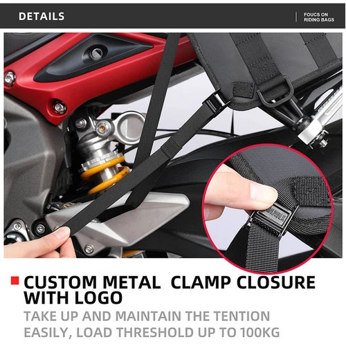 Motorcycle Saddlebag Mounting Base Motor Saddle Bag Side Hanging System - Bild 9 von 16