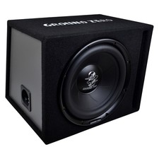 GROUND ZERO GZIB 30BR - 30cm Auto Gehäuse Bassreflex Subwoofer 350W (GZIB-30BR)