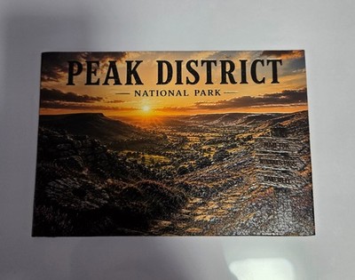 Peak District Canvas Print 150x100mm UV Textured National Park Wall Art Gift