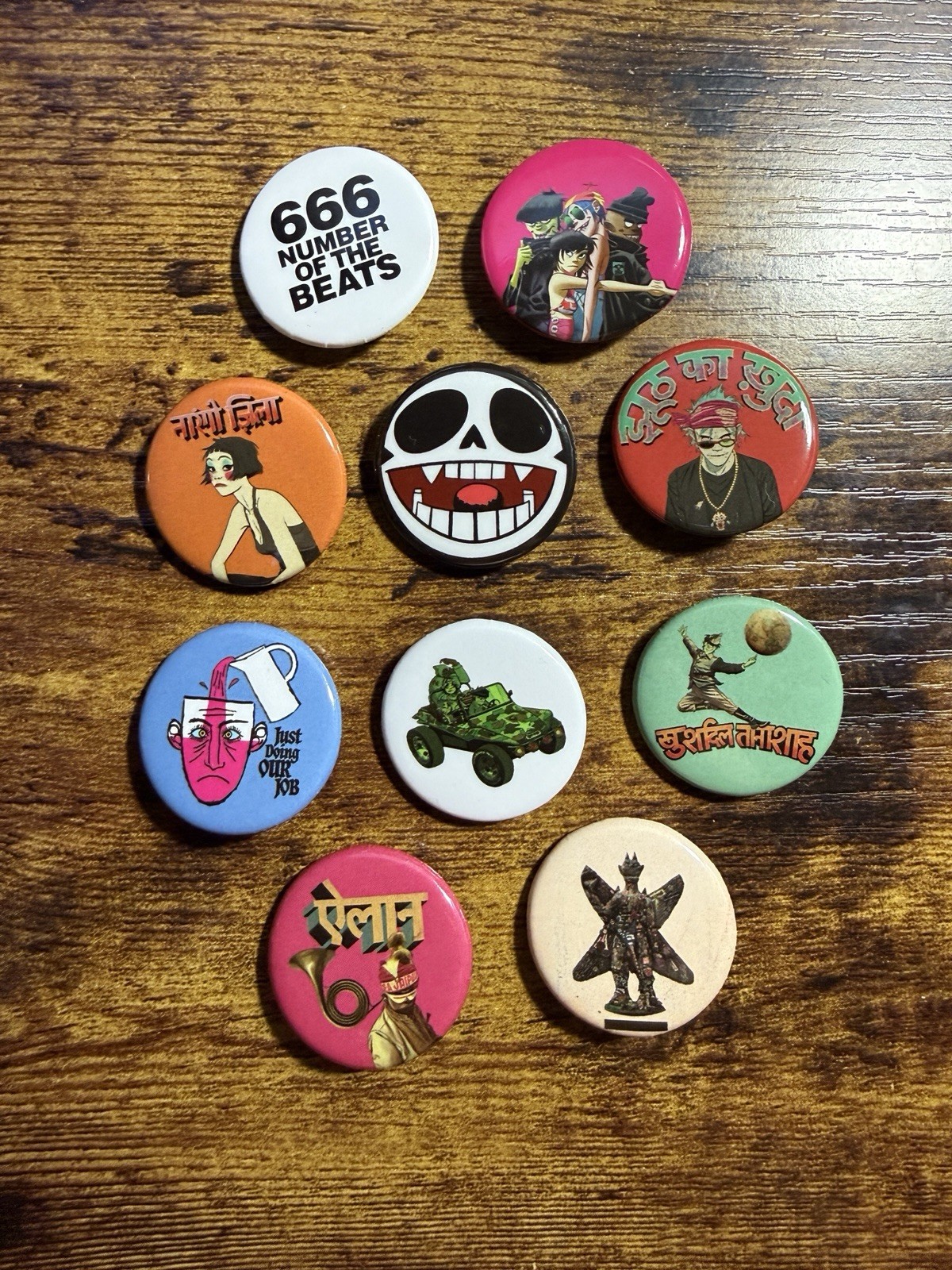 Set Of 10 Gorillaz