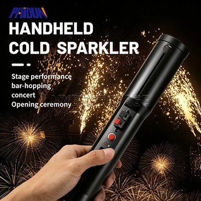 PAIDUN Mini Hand Held Cold Spark Machine Sparkler Firework Effect Wedding Party