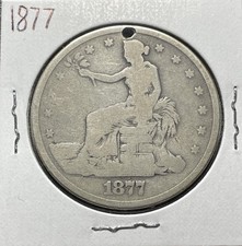 1877 T$1 Trade Dollar Silver US Coin Rare Type 420 Grains