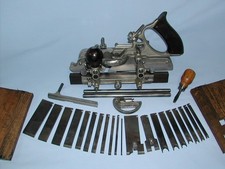 Early Stanley No. 45 Combination Plow & Beading Plane w/ 21 Cutters, ca 1915