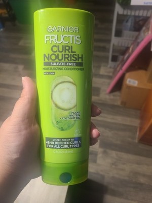 Garnier Fructis Curl Nourish Sulfate-Free Moisturizing Conditioner 12 fl oz