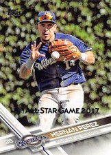 Hernan Perez 2017 Topps All-Star 458  Milwaukee Brewers  Baseball Card