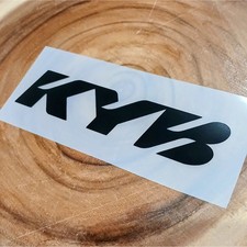 Kyb Shocks Vinyl Decal X2 Jdm Import Tuner Build Sticker Car Window Toolbox