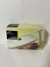 Vacu Vin Innovations Instant Vacuum Marinater Dish Meat Fish Poultry Vegetables