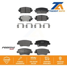 Front Rear Semi-Metallic Brake Pads Kit For Genesis GV70 G80 2.5L KPF-100772