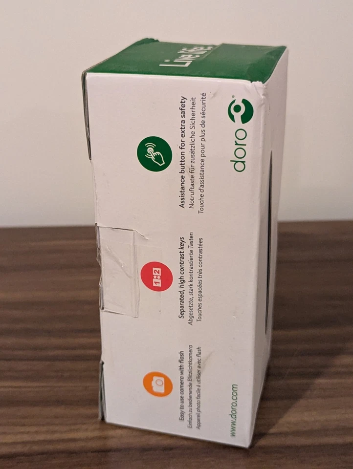 Doro 2424 Dual SIM Unlocked Basic Mobile Phone Grey Senior design Large Buttons - Image 2 of 4