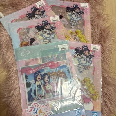 Fresh Precure Ichiban Kuji Clear File Sticker Set of 5