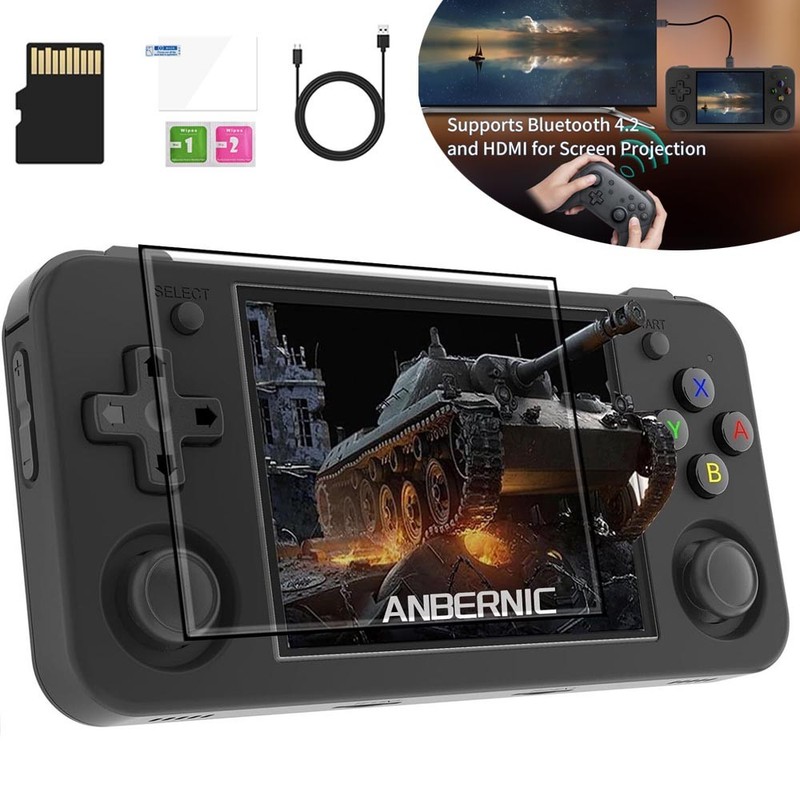 RG35XX H Retro Handheld Game Console with 64G Card 5500+ Games 5G WiFi Bluetooth