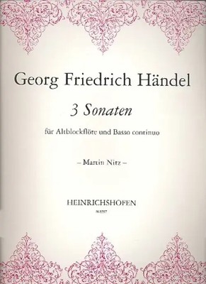 3 Sonaten | Georg Friedrich Händel | Buch + Einzelstimme(n) | EAN 9790204422975