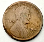 1914-s Lincoln Wheat 1c ~ Fine++ / Very Fine?? ~ Semi-Key ~ F03