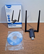 Nineplus 1200 Mbps Dual-Band High Gain USB WiFi Adapter for PC Laptop