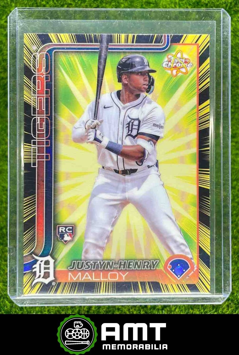 Justyn-Henry Malloy RC 2025 Topps Chrome Radiating Rookies Detroit Tigers #RR-13