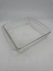 Vintage PYREX Clear Glass Square Baking Dish 222 8X8X2 DD - 15