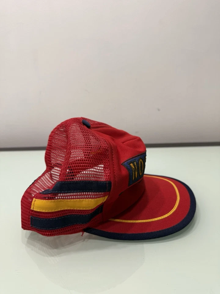 Sombrero de camionero Norton Battery Company vintage años 70 estampado soplado hecho en EE. UU. Foto 3 de 4