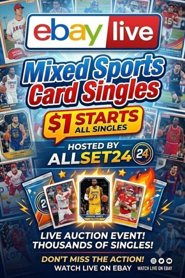 Fanatics Fest Singles - $1 Starts w/Allset24 - Reduced Shipping