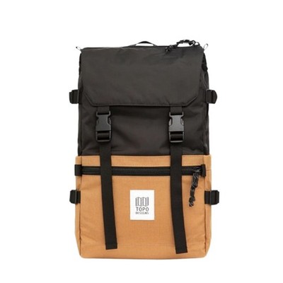 TOPO DESIGNS Unisex Rover Pack Classic 15  Laptop Backpack Khaki Black NWT
