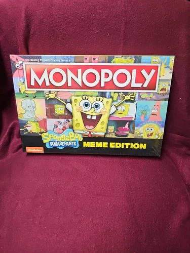 MONOPOLY: Spongebob Squarepants Meme Edition - Brand New Factory Sealed