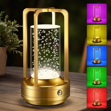 Portable Table Lamp for Outdoor Indoor: Cordless Rechargeable Desk Lamp with ...