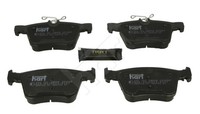 Hinterachse Hart 254 291 Bremsbelagsatz, Scheibenbremse FüR Audi,Cupra,Seat,Skod