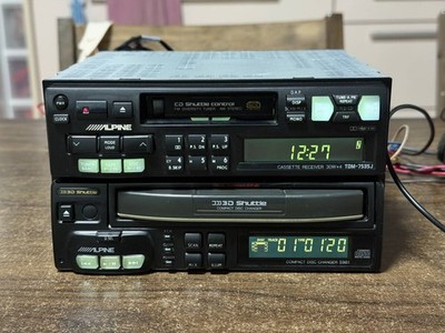 Alpine 1DIN CD Kassette Autoradio Deck TDM-7535J Japan